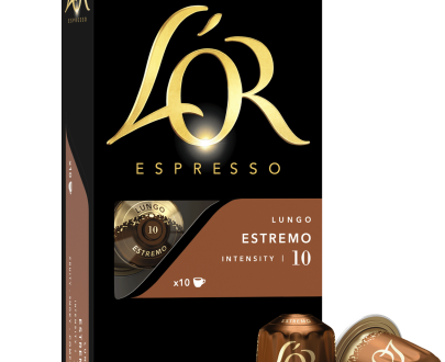 L’OR Espresso Lungo Estremo Intensité 10 – 20 كبسولة ألمنيوم Nespresso