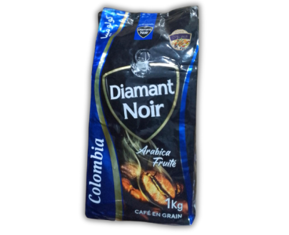 Diamant Noir Colombia 100% Arabica Goût Fruité – قهوة حبوب 1 كيلوغرام